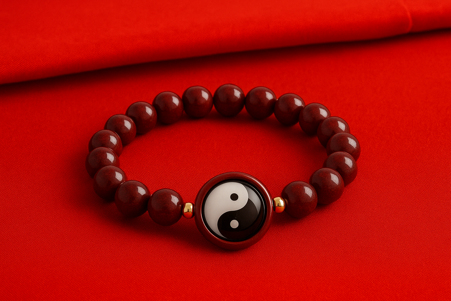 DAOCALM Blessed Cinnabar Taiji Bracelet | Limited Edition