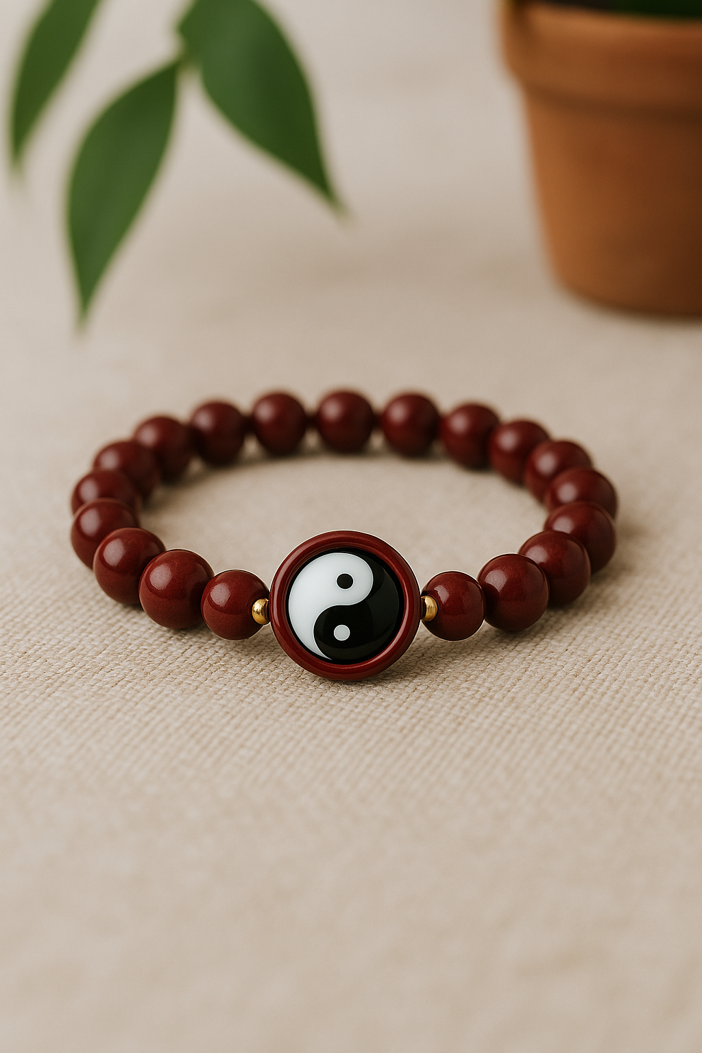 DAOCALM Blessed Cinnabar Taiji Bracelet | Limited Edition