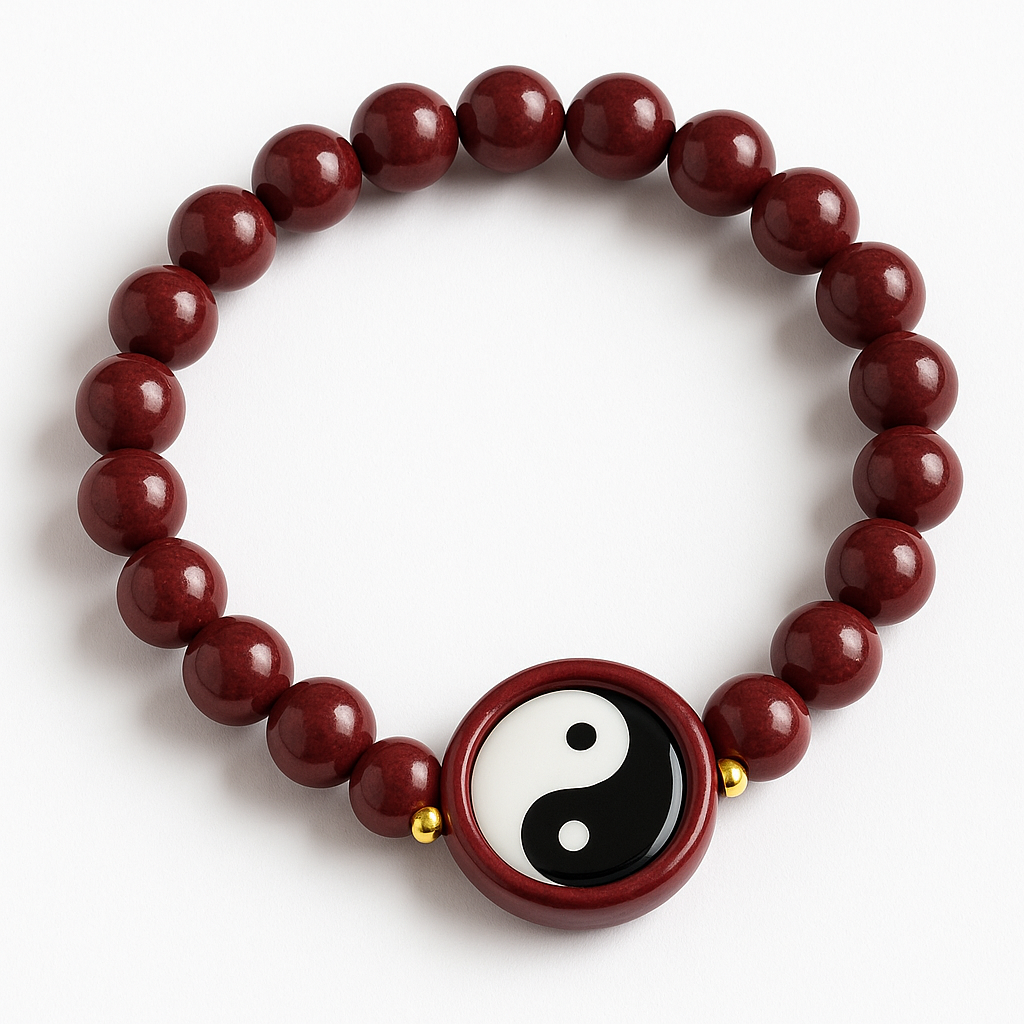DAOCALM Blessed Cinnabar Taiji Bracelet | Limited Edition