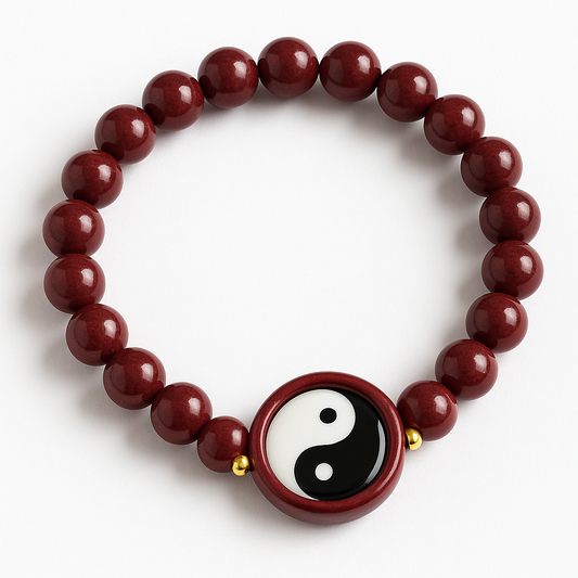 DAOCALM Blessed Cinnabar Taiji Bracelet | Limited Edition